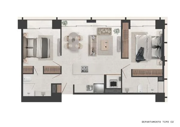 Plano del modelo C2 de Lírica