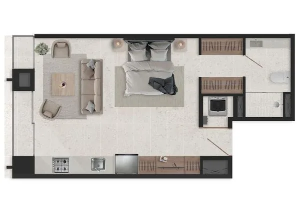 Plano del modelo Suite de Lírica