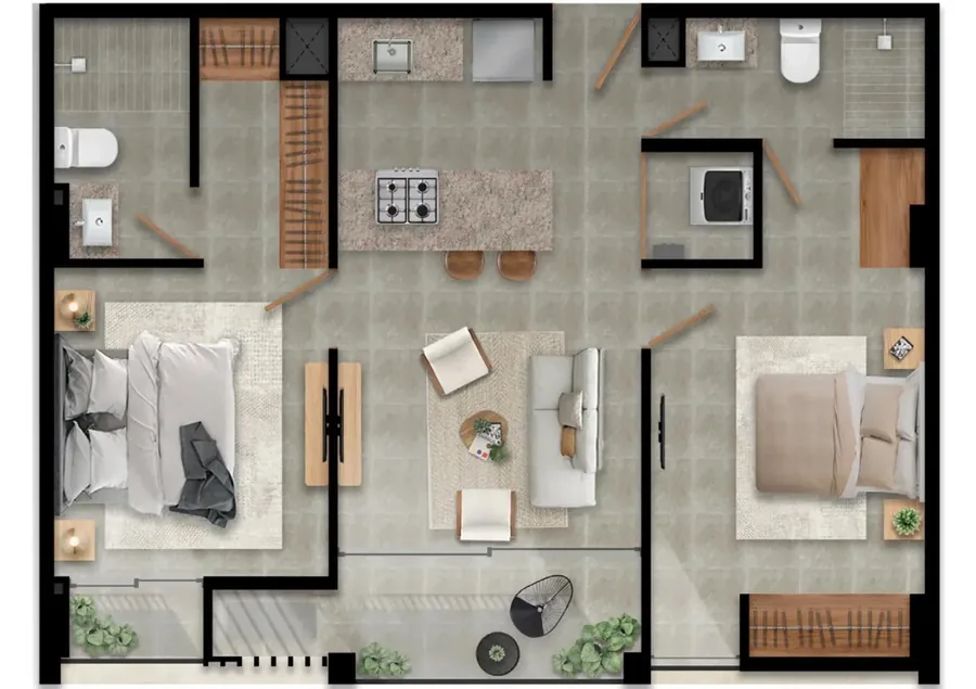 Plano del modelo Vita de Okün Living